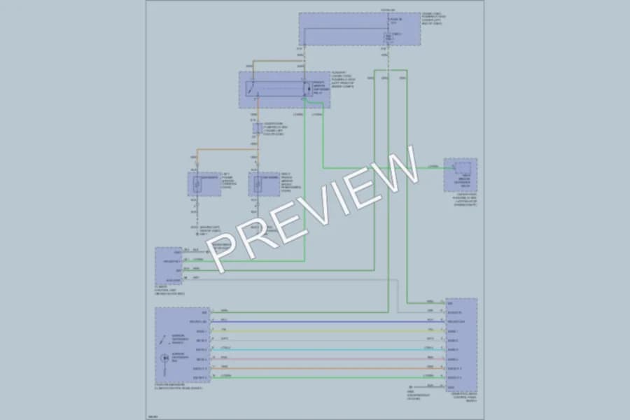 2007 Acura RDX Defoggers wiring diagram preview