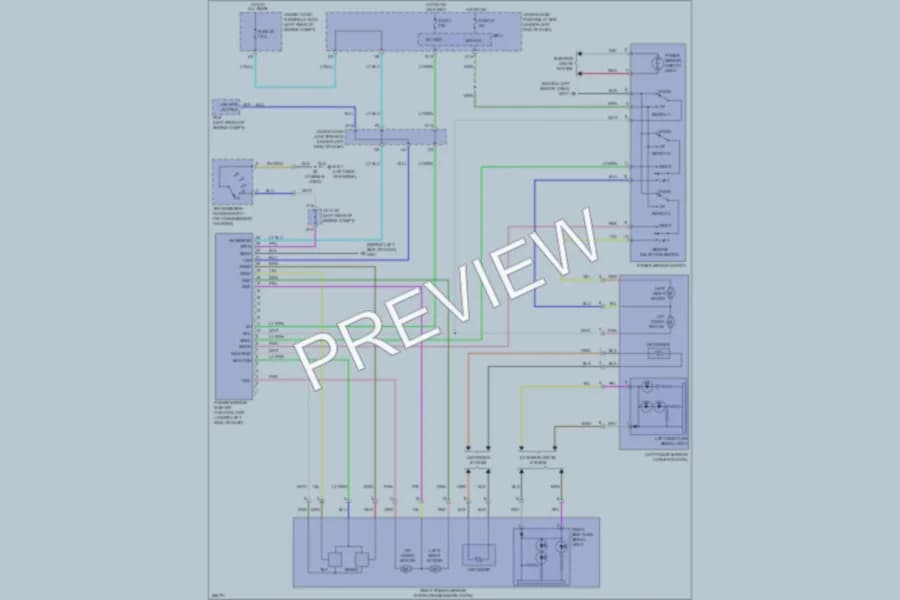2007 Acura RDX Memory Systems wiring diagram preview