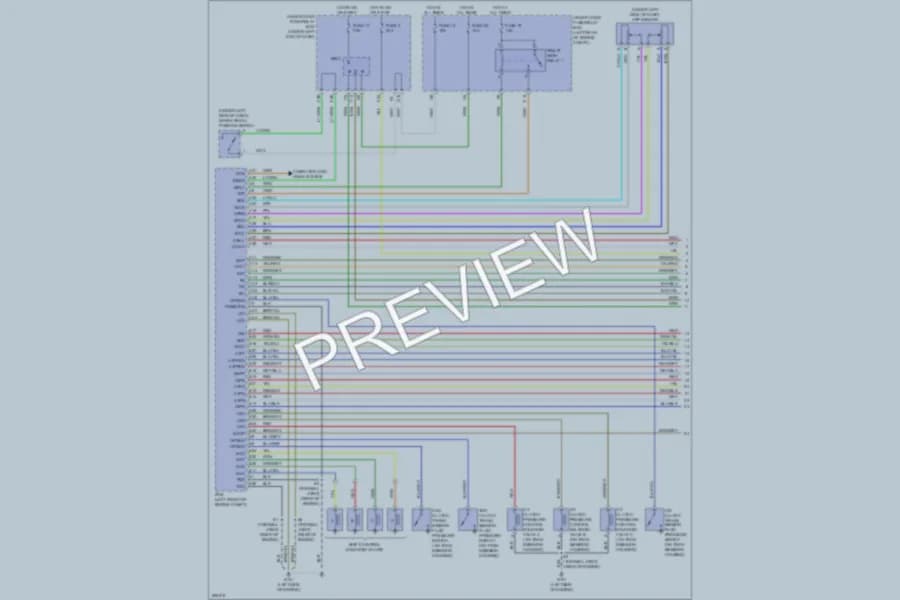 2007 Acura RDX Transmission wiring diagram preview