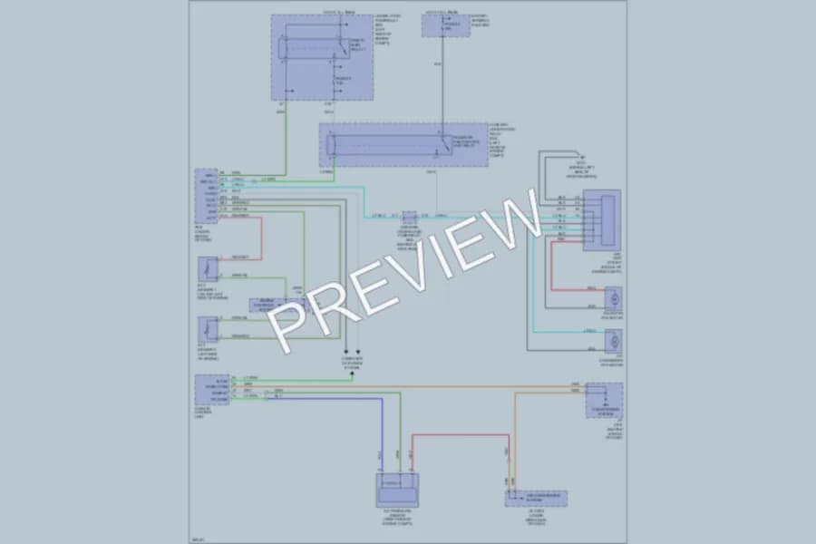 2007 Acura RL Cooling Fan wiring diagram preview