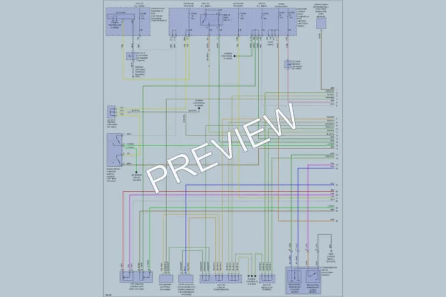 2007 Acura RL Transmission wiring diagram preview