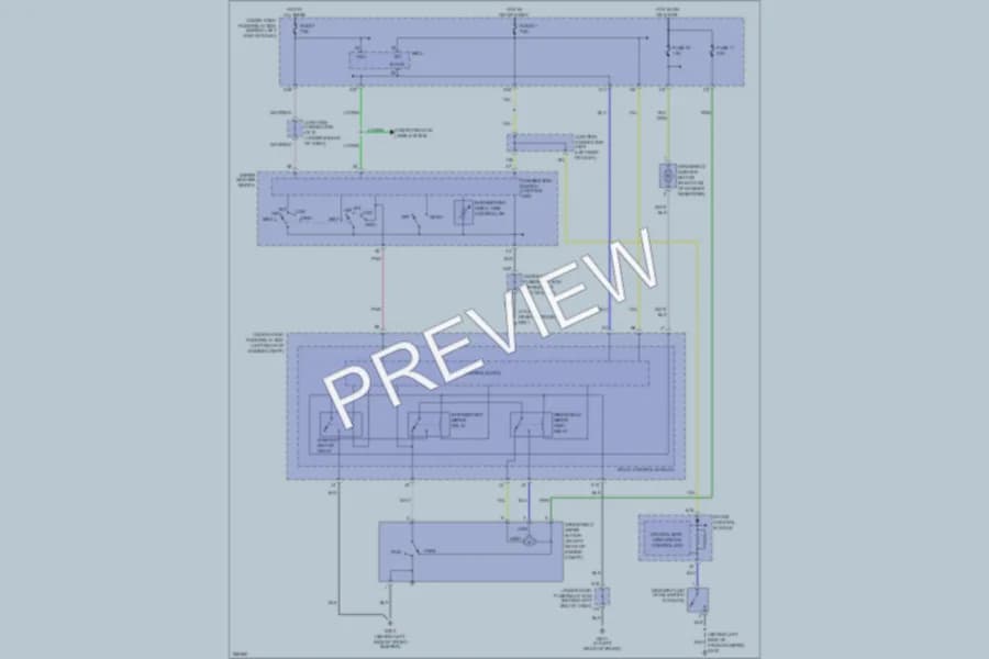 2007 Acura TL Wiper Washer wiring diagram preview