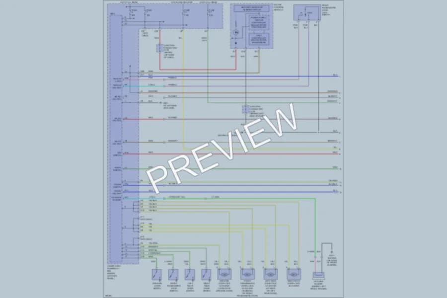 2007 Acura TSX Anti Theft wiring diagram preview