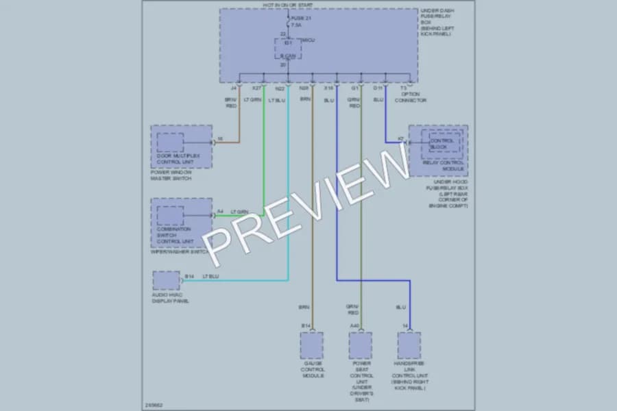 2007 Acura TSX Computer Data Lines wiring diagram preview