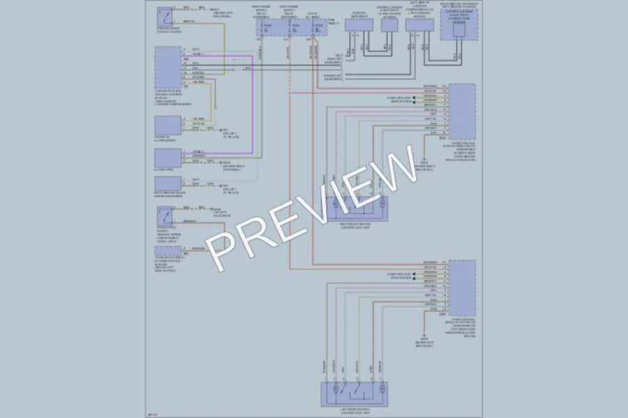 2007 Audi A3 Anti Theft wiring diagram preview