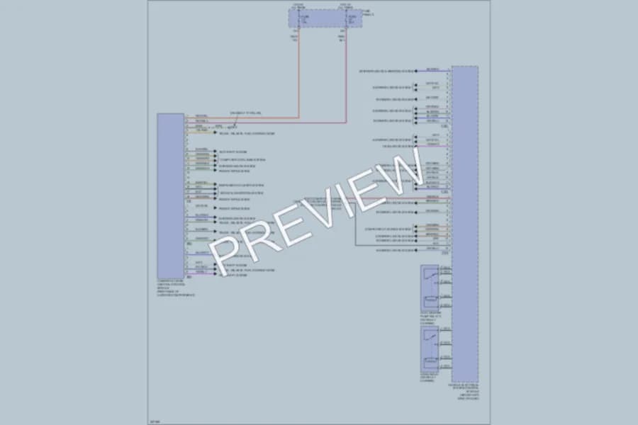 2007 Audi A3 Body Control Modules wiring diagram preview