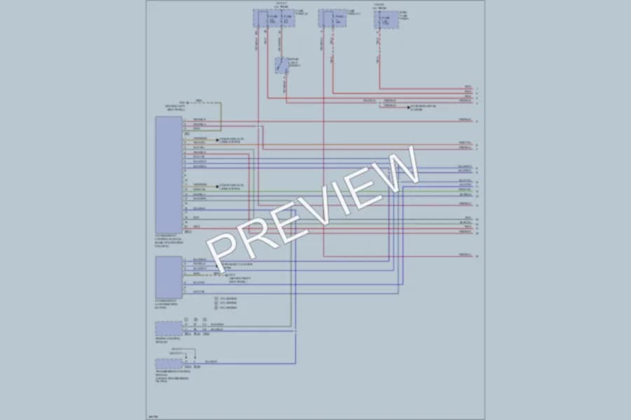 2007 Audi A6 Anti Theft wiring diagram preview