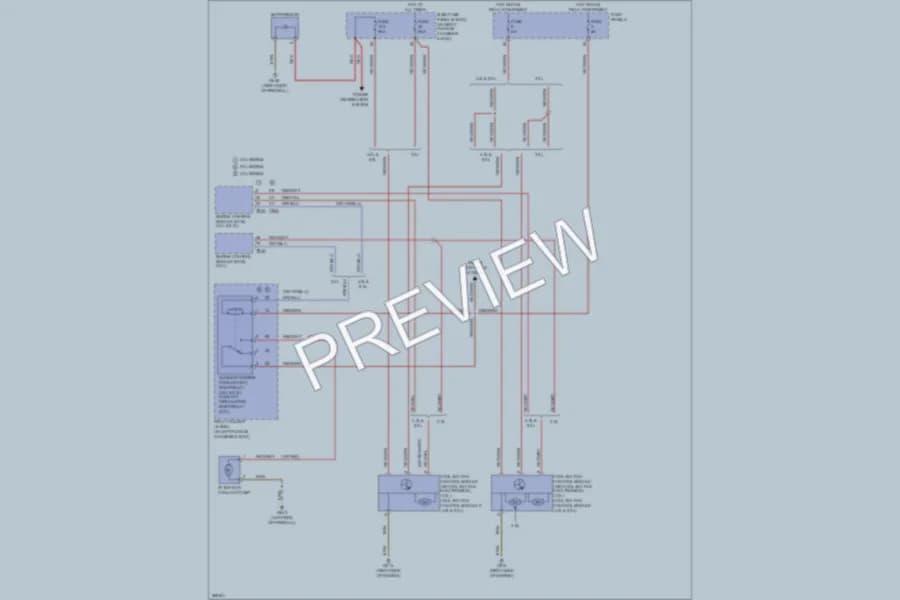 2007 Audi A6 Cooling Fan wiring diagram preview