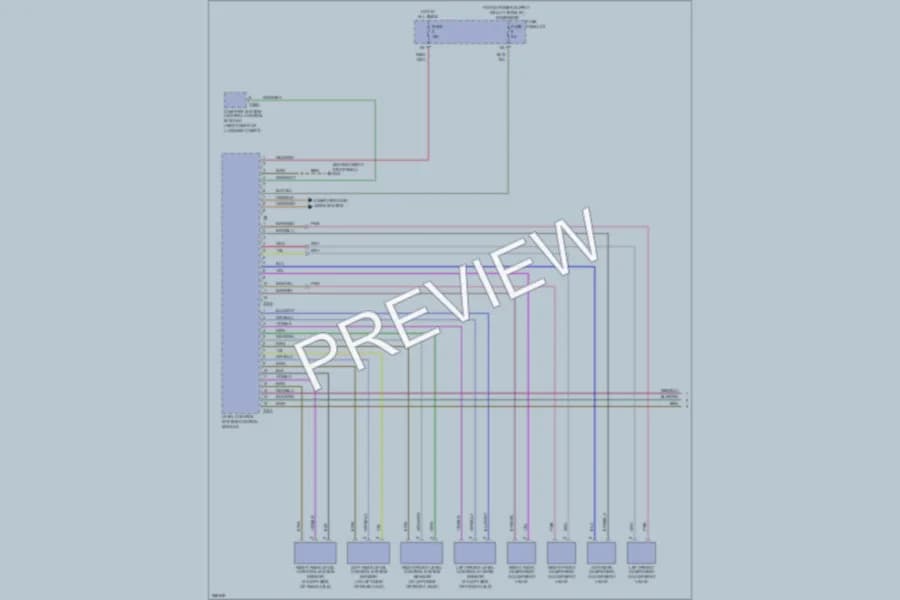 2007 Audi A6 Electronic Suspension wiring diagram preview