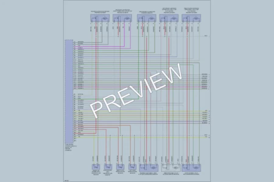 2007 Audi A8 Air Conditioning wiring diagram preview