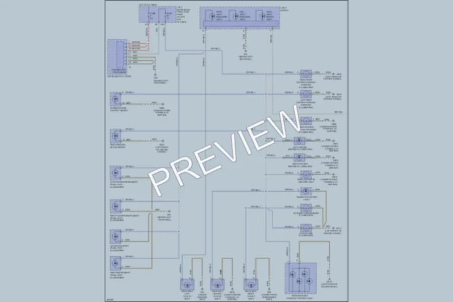 2007 Audi A8 Interior Lights wiring diagram preview
