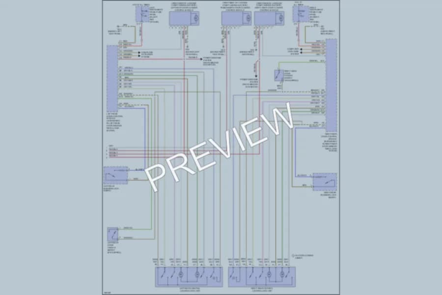 2007 Audi A8L Anti Theft wiring diagram preview