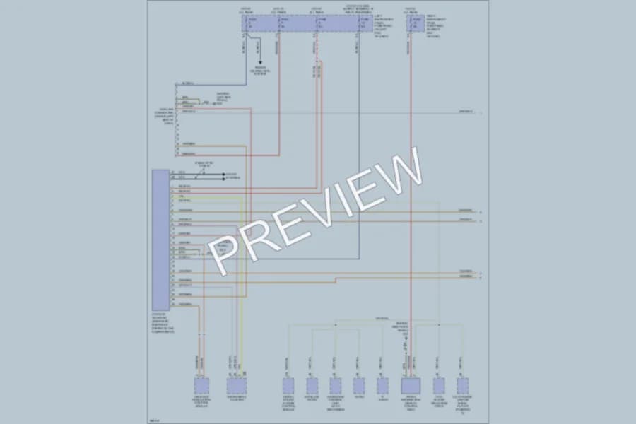 2007 Audi A8L Computer Data Lines wiring diagram preview