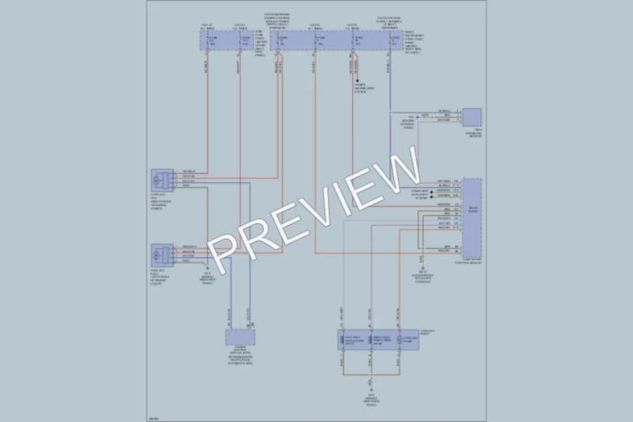 2007 Audi A8L Cooling Fan wiring diagram preview