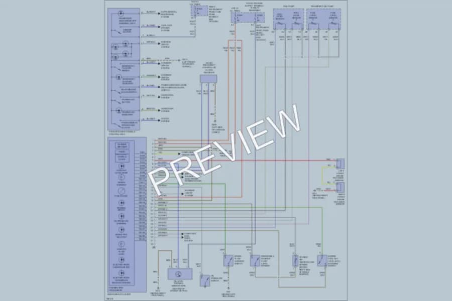 2007 Audi A8L Instrument Cluster wiring diagram preview