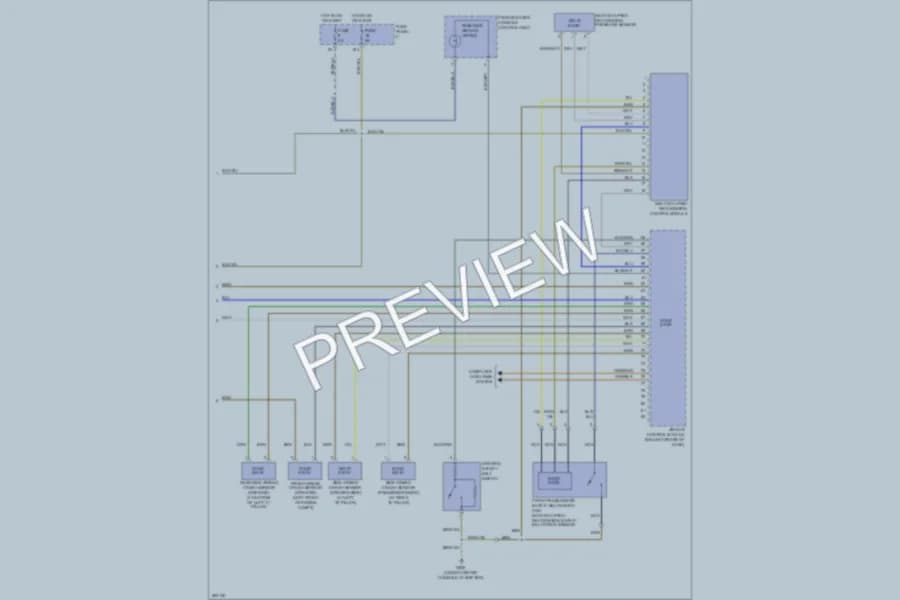 2007 Audi A8L Supplemental Restraints wiring diagram preview