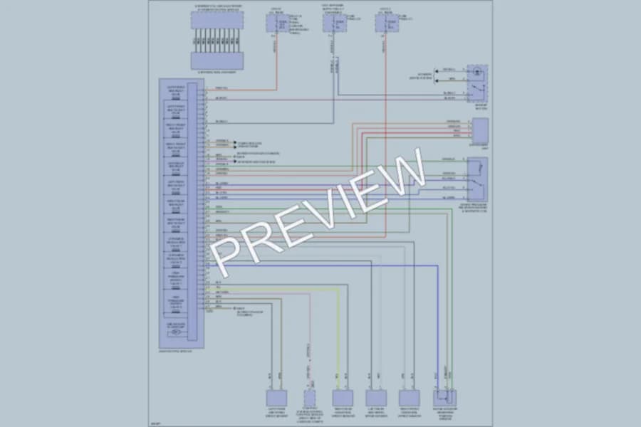2007 Audi Q7 Anti Lock Brakes wiring diagram preview
