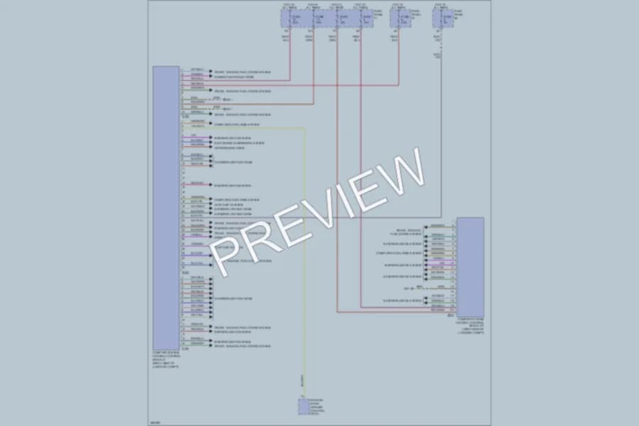 2007 Audi Q7 Body Control Modules wiring diagram preview