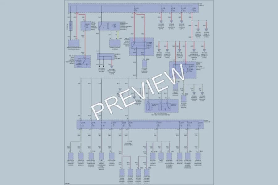 2007 Audi Q7 Power Distribution wiring diagram preview