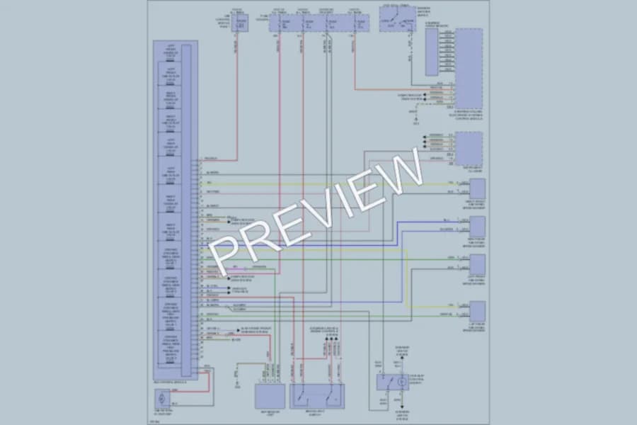2007 Audi RS4 Anti Lock Brakes wiring diagram preview
