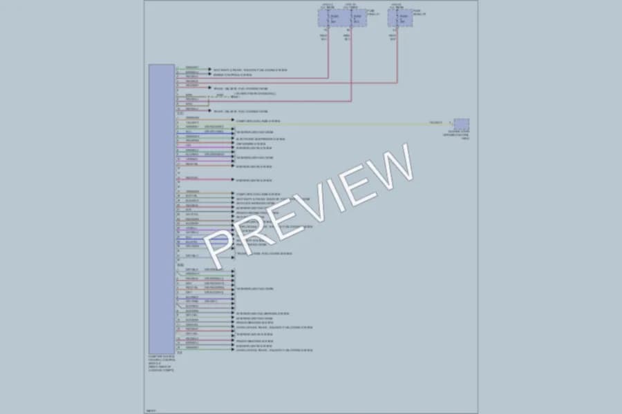 2007 Audi S6 Body Control Modules wiring diagram preview