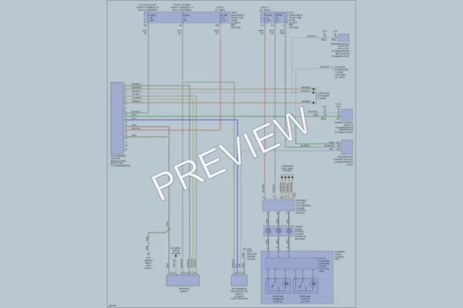 2007 Audi S8 Transmission wiring diagram preview