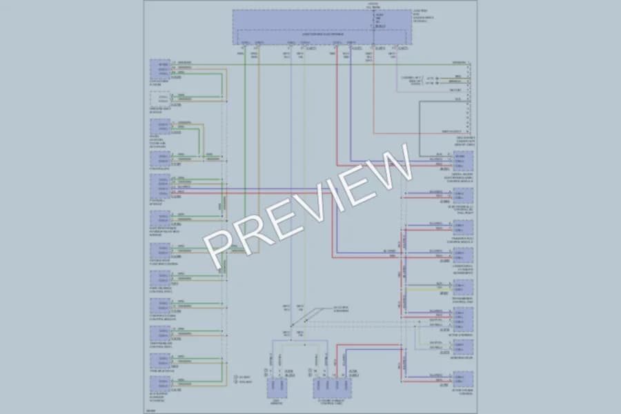 2007 BMW 328i Computer Data Lines wiring diagram preview