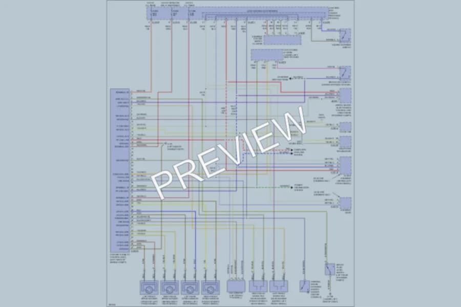 2007 BMW 335xi Anti Lock Brakes wiring diagram preview