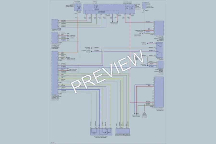 2007 BMW 335xi Cruise Control wiring diagram preview