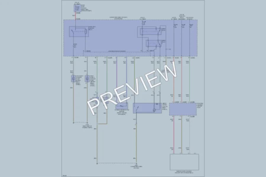 2007 BMW 335xi Wiper Washer wiring diagram preview