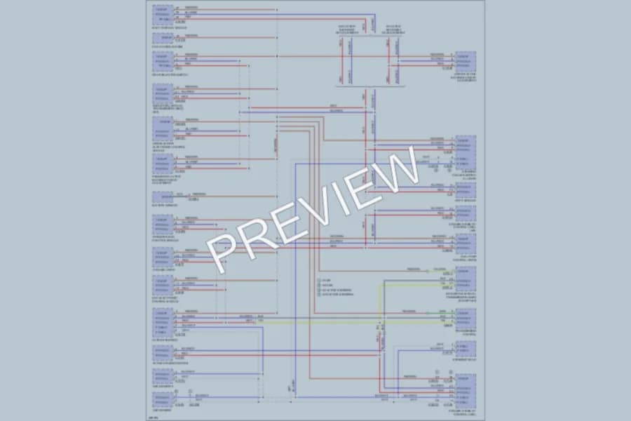 2007 BMW 525xi Computer Data Lines wiring diagram preview