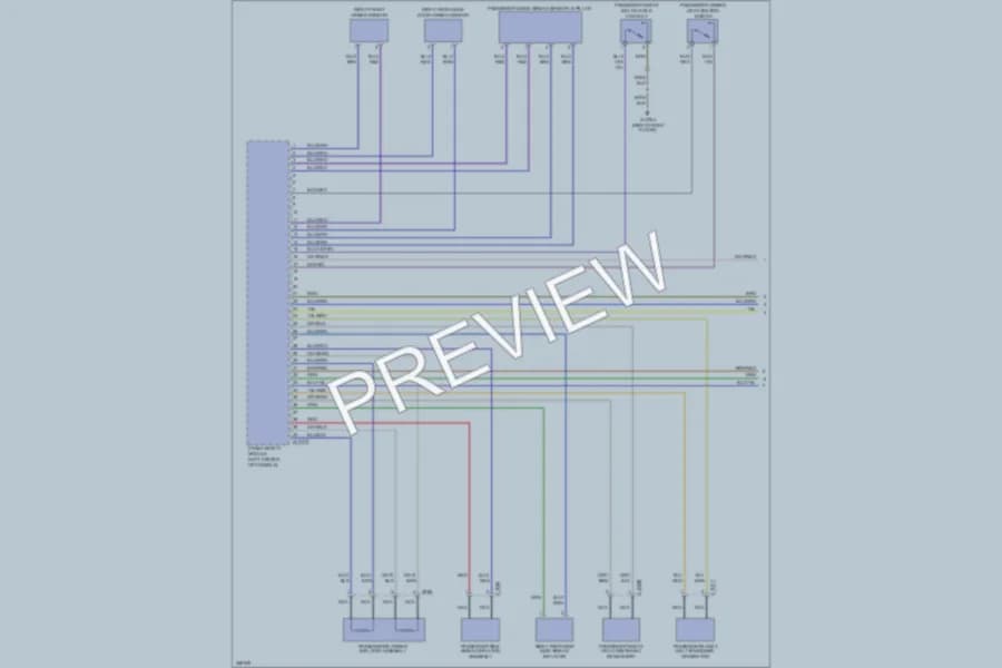 2007 BMW 525xi Supplemental Restraints wiring diagram preview