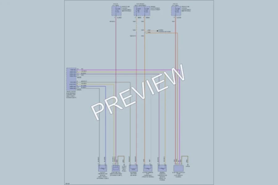 2007 BMW 530xi Cooling Fan wiring diagram preview