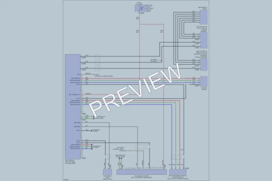 2007 BMW 750Li Radio wiring diagram preview