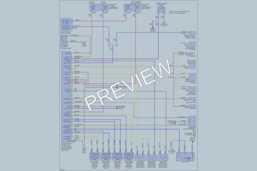 2007 BMW M5 Anti Lock Brakes wiring diagram preview
