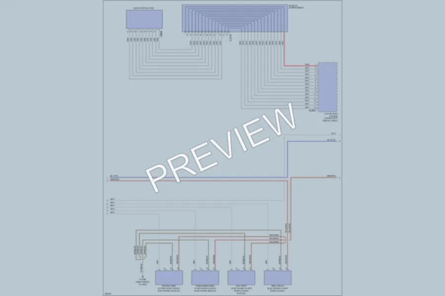 2007 BMW M5 Anti Theft wiring diagram preview