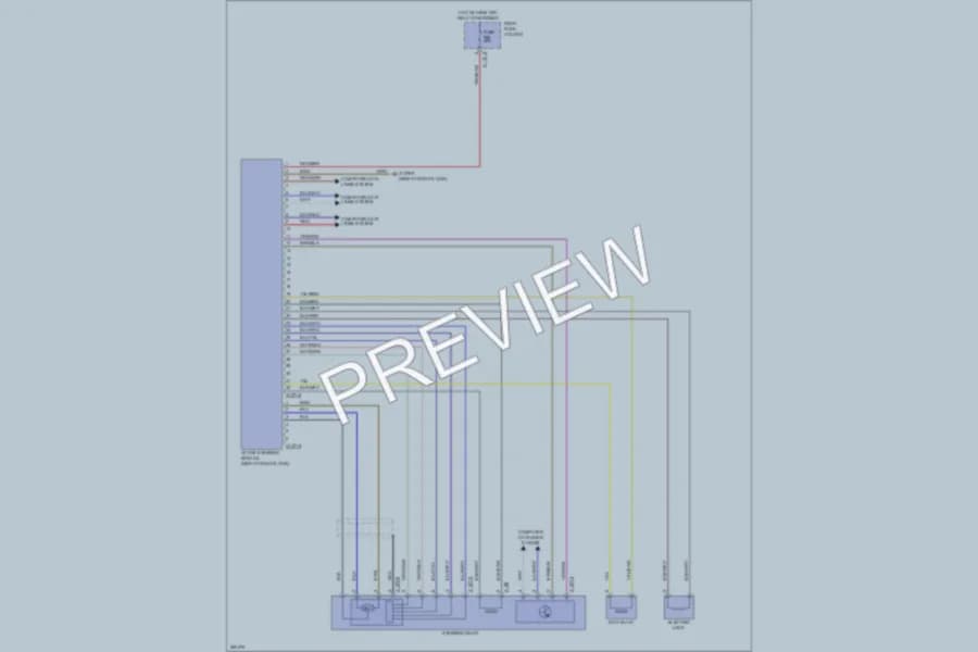 2007 BMW M6 Electronic Power Steering wiring diagram preview