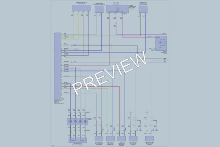 2007 BMW MCoupe Supplemental Restraints wiring diagram preview