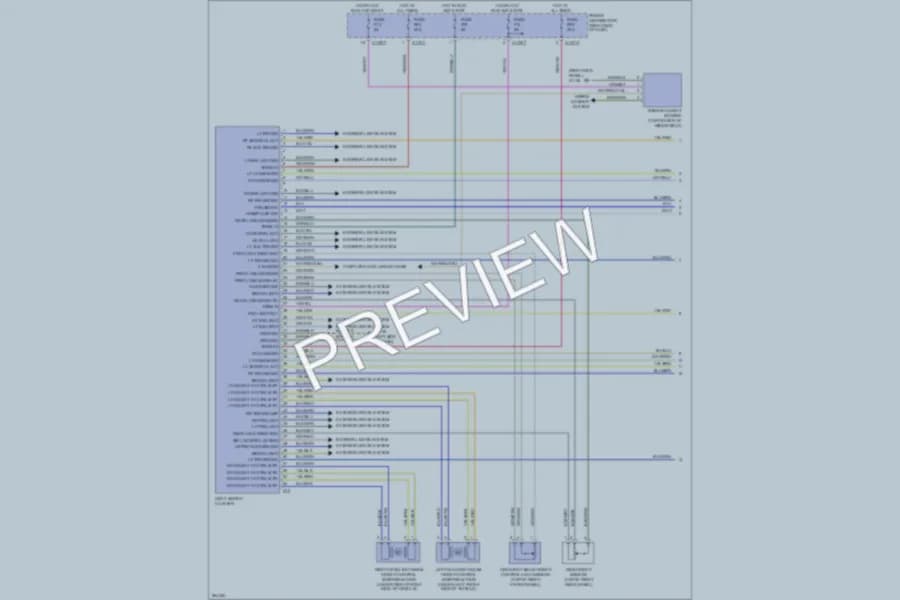 2007 BMW MRoadster Headlights wiring diagram preview