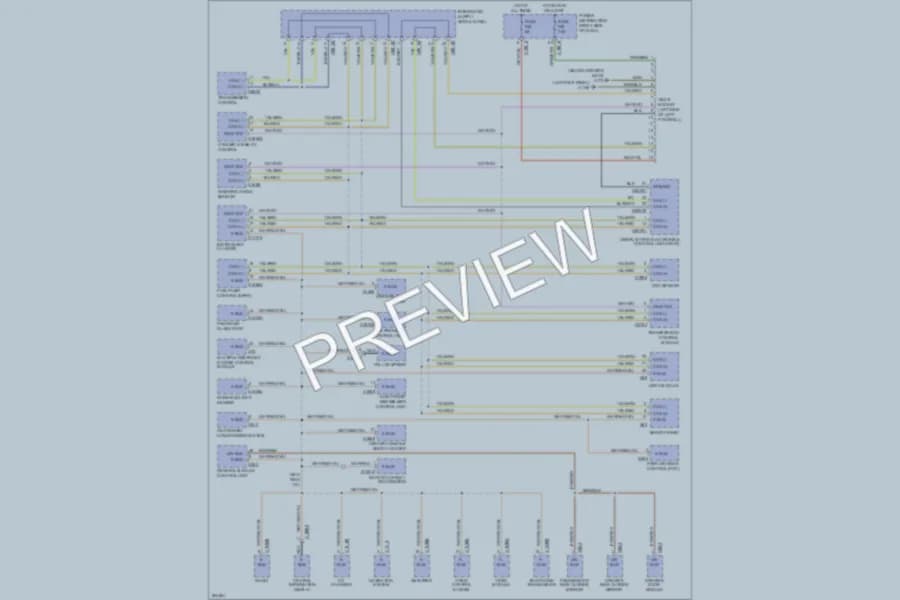 2007 BMW X3 Computer Data Lines wiring diagram preview