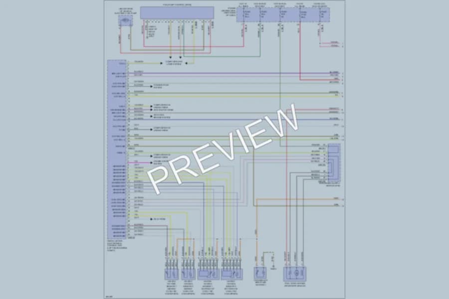 2007 BMW X3 Engine Performance wiring diagram preview