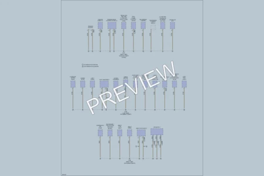 2007 BMW X5 Ground Distribution wiring diagram preview