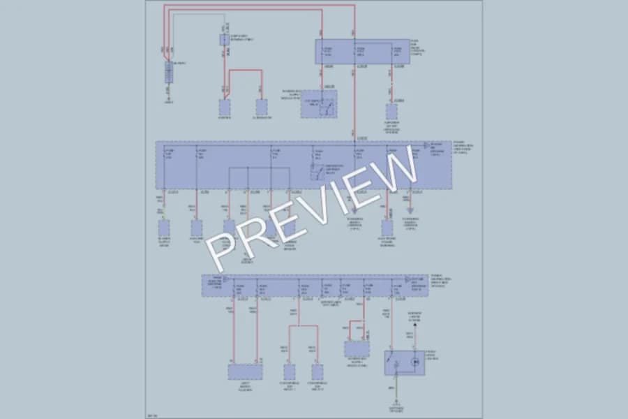2007 BMW Z4 Power Distribution wiring diagram preview