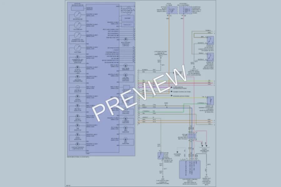 2007 Buick Allure Instrument Cluster wiring diagram preview