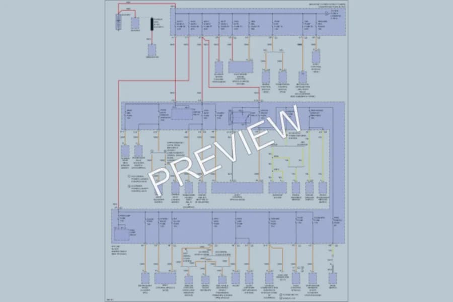 2007 Buick LaCrosse Power Distribution wiring diagram preview