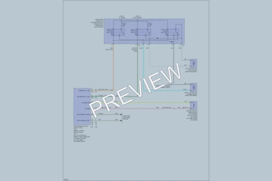 2007 Buick Lucerne Cooling Fan wiring diagram preview