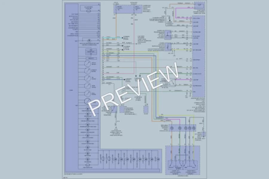 2007 Buick Rainier Instrument Cluster wiring diagram preview