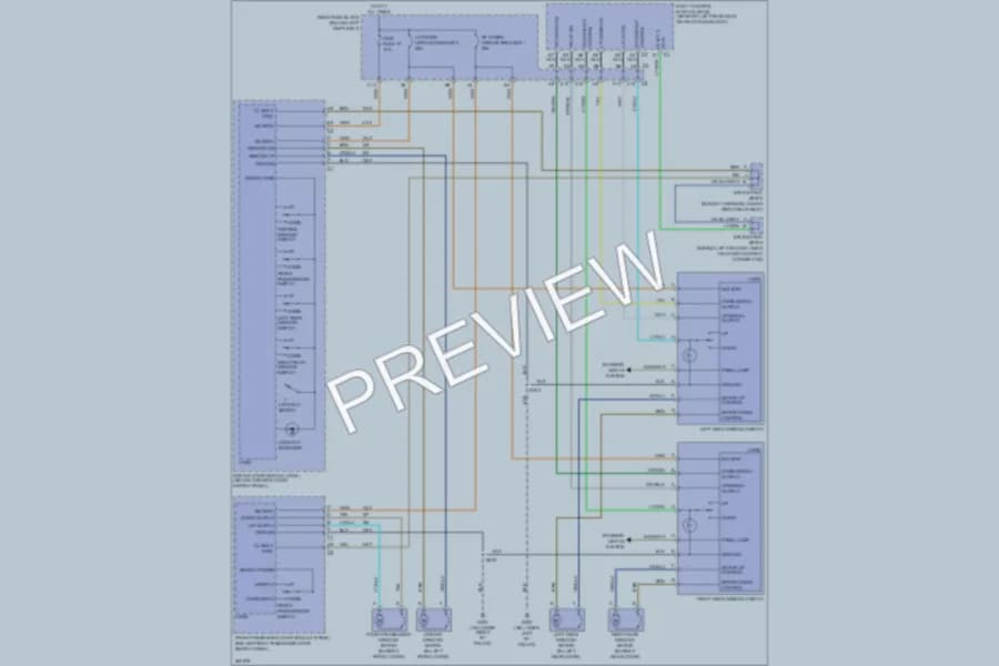 2007 Buick Rainier Power Windows wiring diagram preview