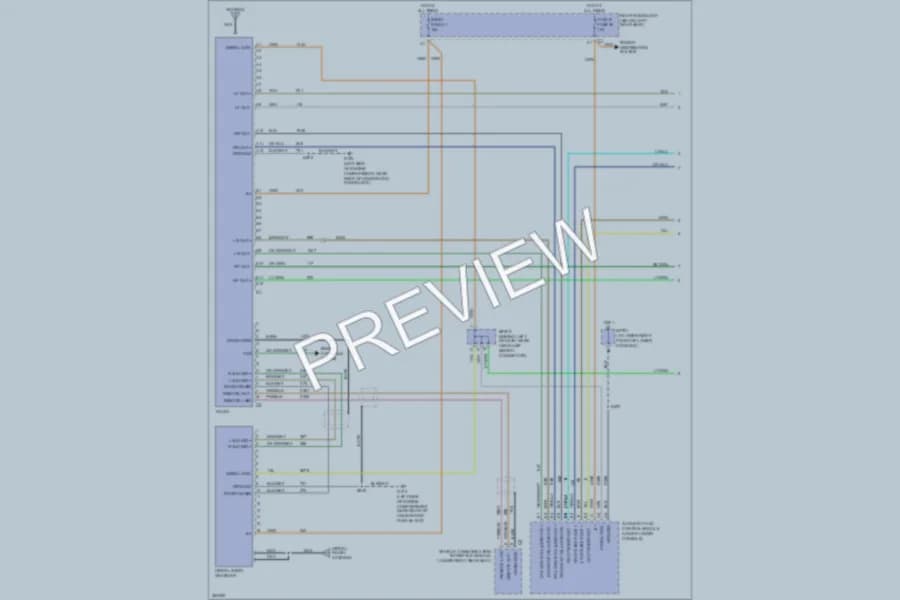 2007 Buick Rainier Radio wiring diagram preview