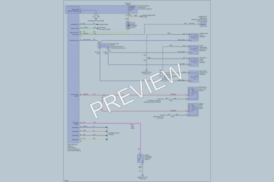 2007 Buick Rendezvous Anti Theft wiring diagram preview